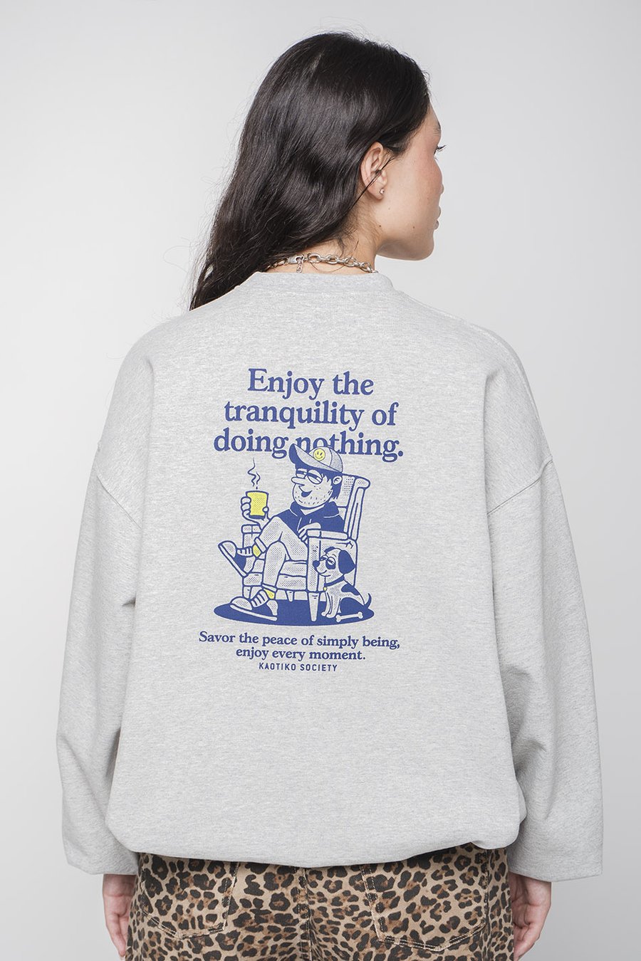 Толстовка Kaotiko CREW DOING NOTHING UNISEX, Gray/Grey
Толстовка Kaotiko CREW DOING NOTHING UNISEX, Gray/Grey