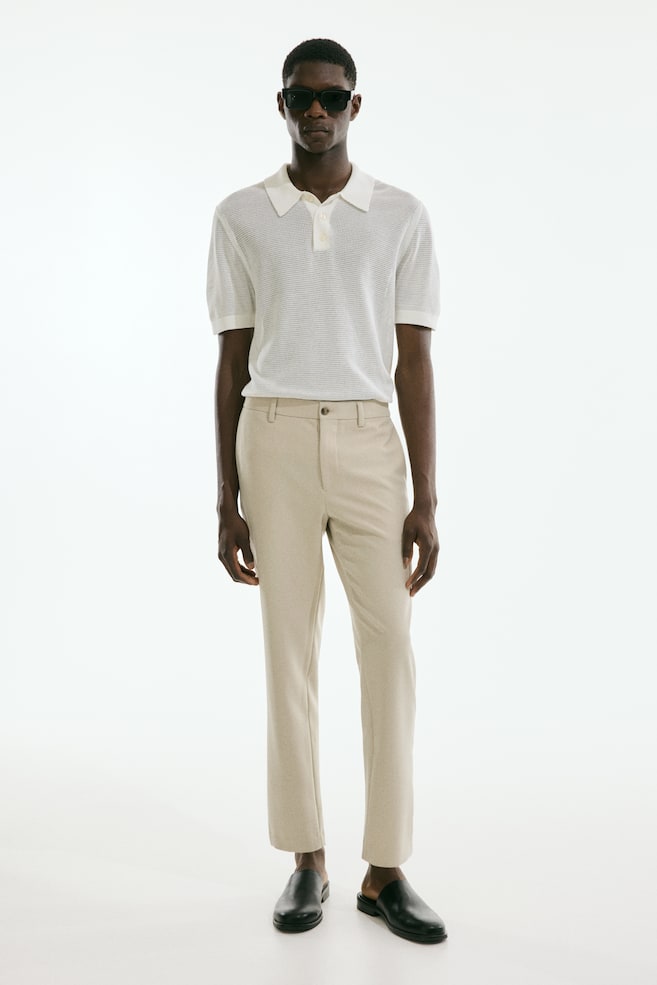 Брюки до щиколотки облегающего кроя H&M, бежевый
Брюки до щиколотки облегающего кроя H&M, бежевый