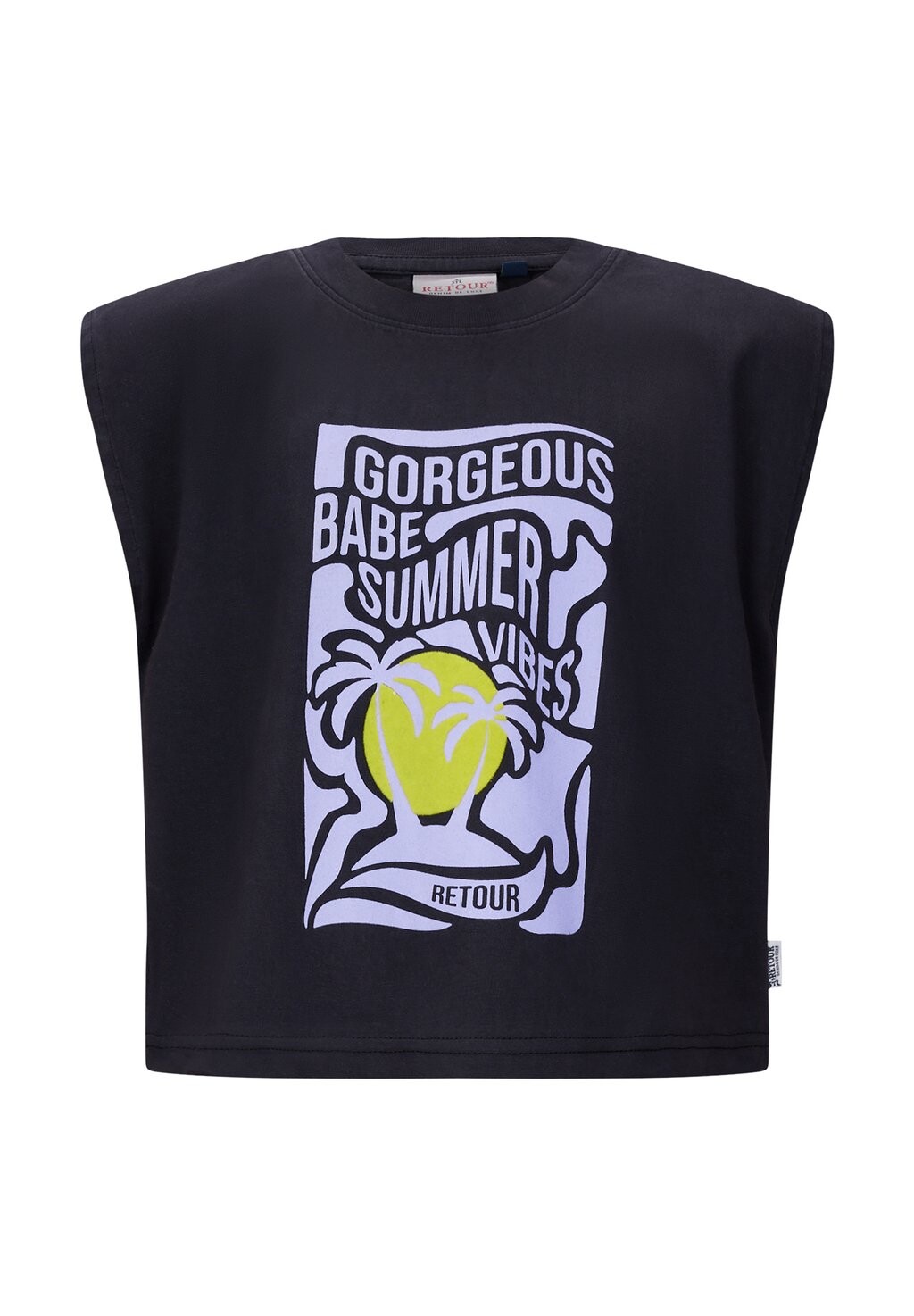 Топ Retour Jeans, цвет black 
Топ Retour Jeans, цвет black