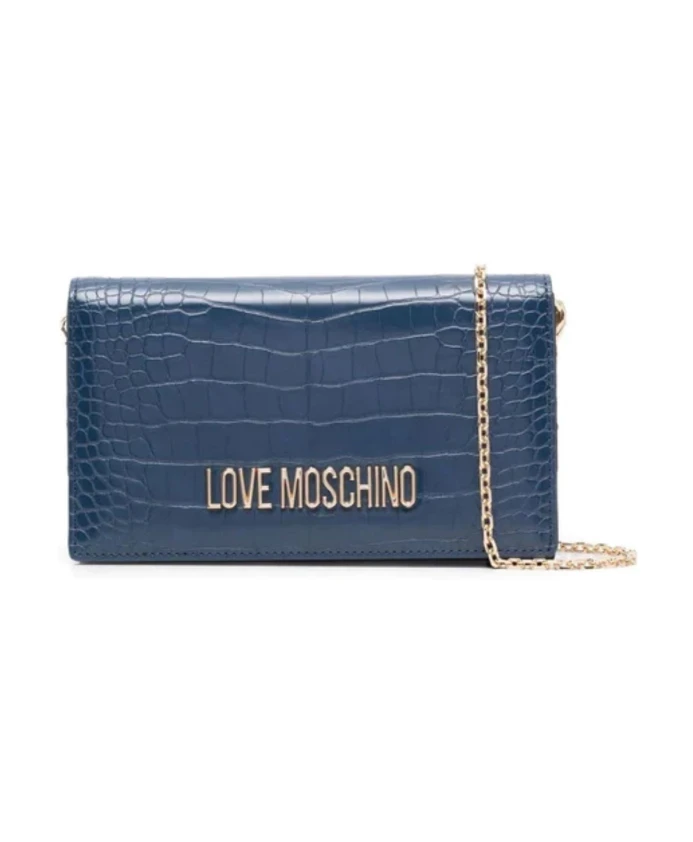 Сумка через плечо с животным принтом Love Moschino, синий
Сумка через плечо с животным принтом Love Moschino, синий