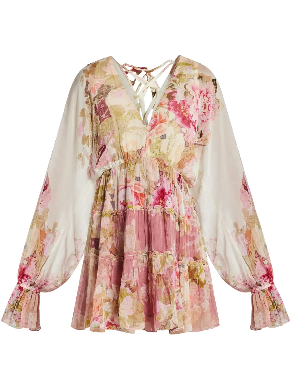 Платье мини с цветочным принтом Hemant And Nandita, белый
Платье мини с цветочным принтом Hemant And Nandita, белый