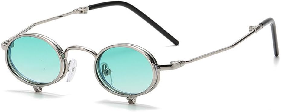 Мужские солнцезащитные очки-слипы в стиле стимпанк, маленькая металлическая оправа; женские солнцезащитные очки в стиле панк, круглые очки; ретро-очки; очки с защитой от УФ-излучения UV400 TKKTLLT, C5silver-green
Мужские солнцезащитные очки-слипы в стиле стимпанк, маленькая металлическая оправа; женские солнцезащитные очки в стиле панк, круглые очки; ретро-очки; очки с защитой от УФ-излучения UV400 TKKTLLT, C5silver-green