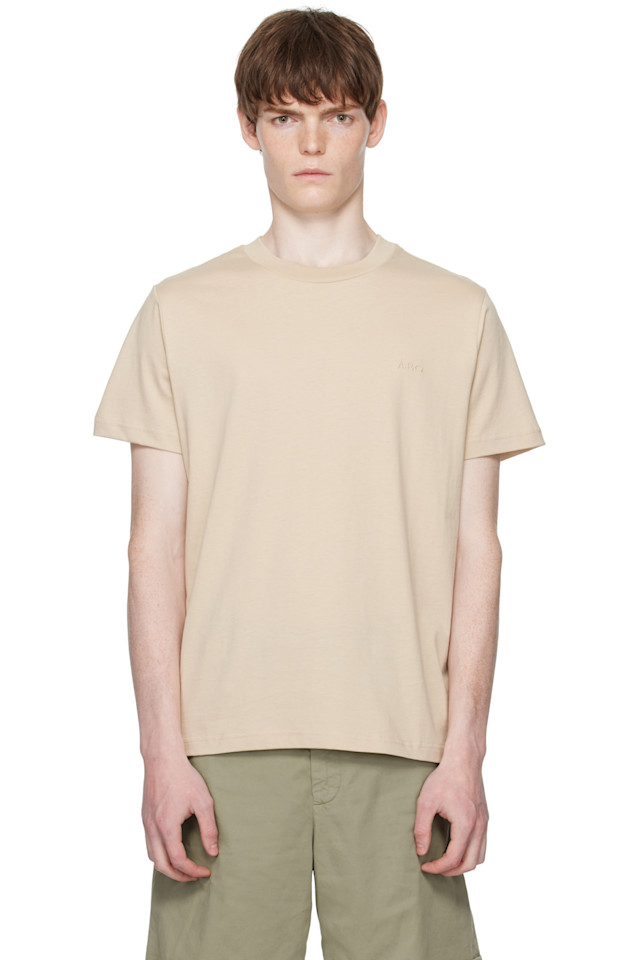 Футболка 'a.p.c.' с вышивкой A.P.C., бежевый
Футболка 'a.p.c.' с вышивкой A.P.C., бежевый