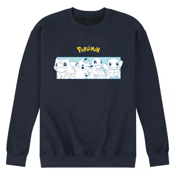 Мужская флисовая кофта Pokemon Starters Line Licensed Character, синий
Мужская флисовая кофта Pokemon Starters Line Licensed Character, синий