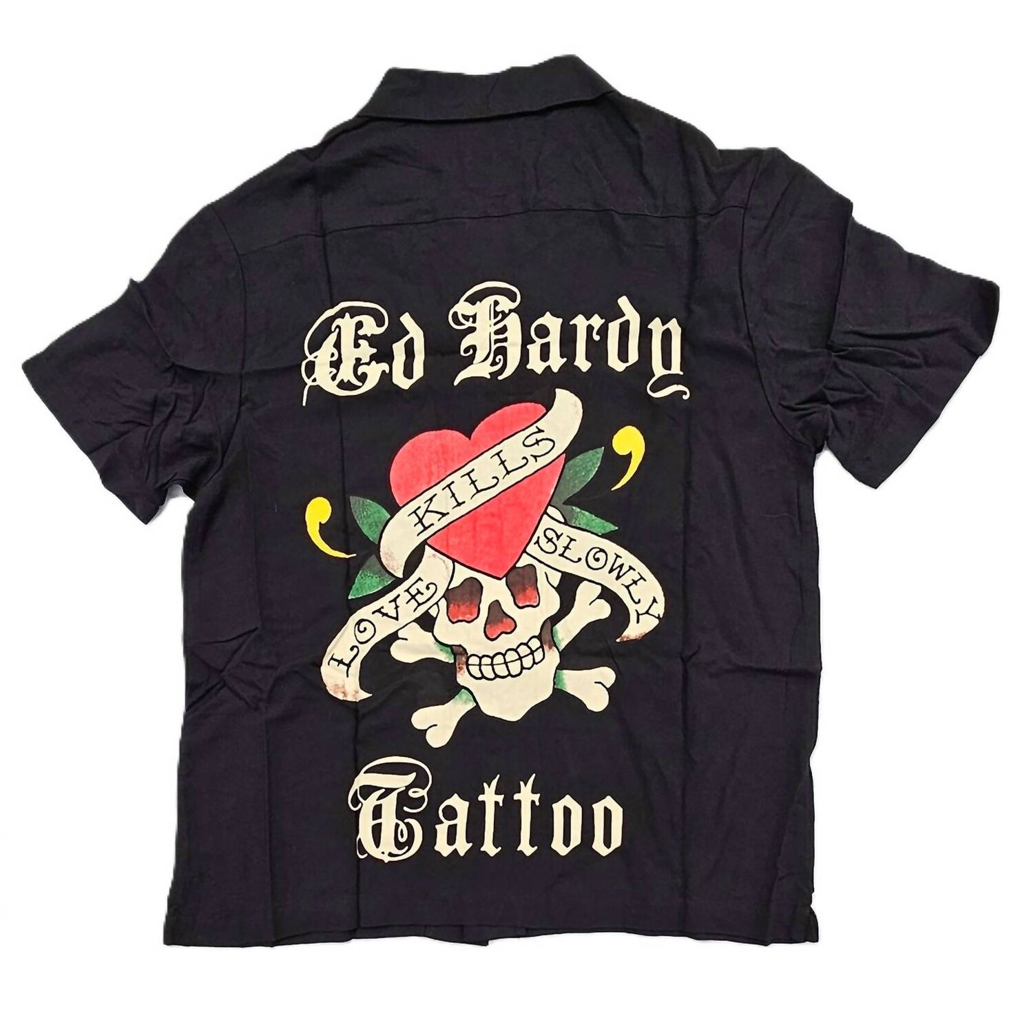 Мужская черная походная рубашка с коротким рукавом Lks Skull Ed Hardy, черный
Мужская черная походная рубашка с коротким рукавом Lks Skull Ed Hardy, черный