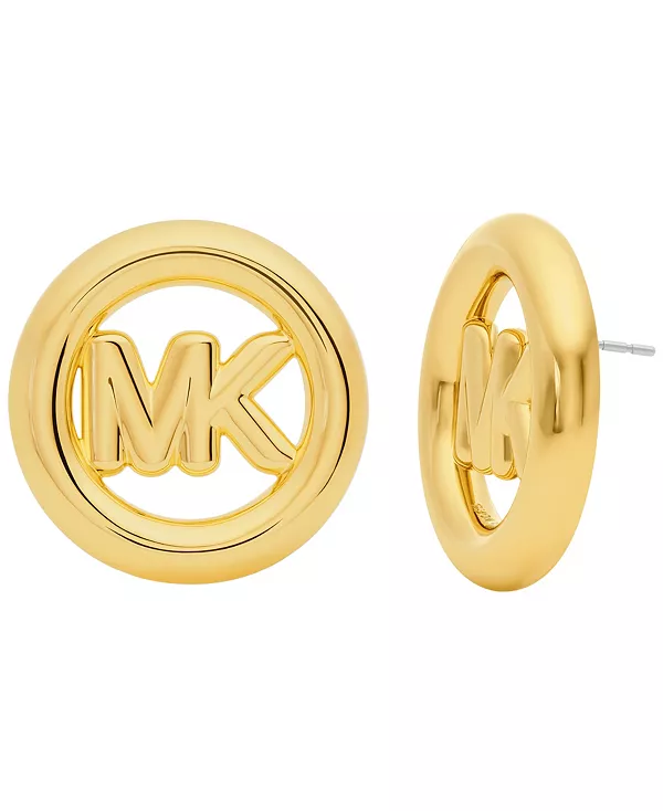 Золотистые серьги-гвоздики с логотипом среднего размера Michael Kors, gold
Золотистые серьги-гвоздики с логотипом среднего размера Michael Kors, gold