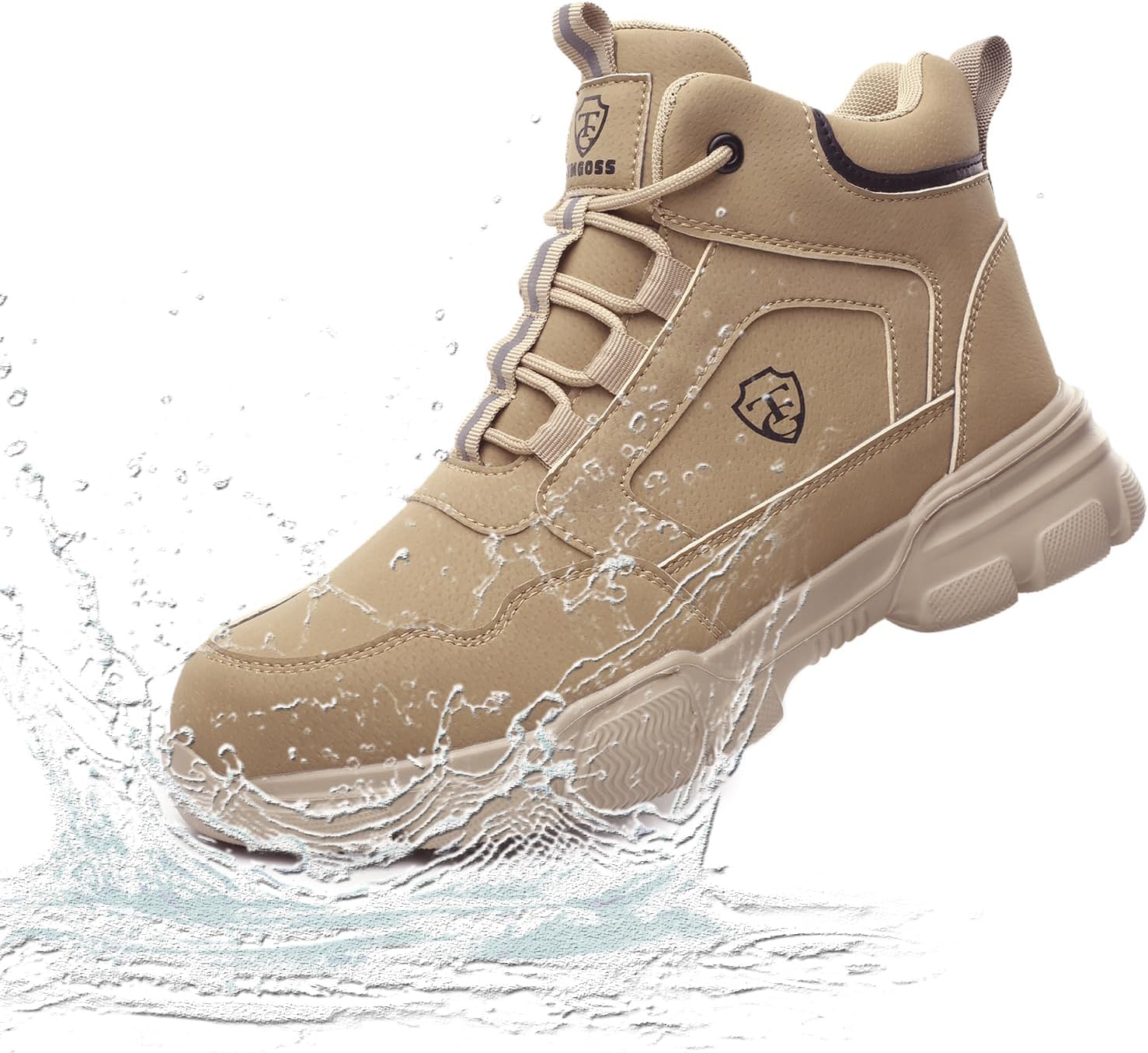 Водонепроницаемые ботинки с стальным носком PJZHJ для мужчин, легкие защитные ботинки, противоскользящие строительные ботинки, хаки
Водонепроницаемые ботинки с стальным носком PJZHJ для мужчин, легкие защитные ботинки, противоскользящие строительные ботинки, хаки