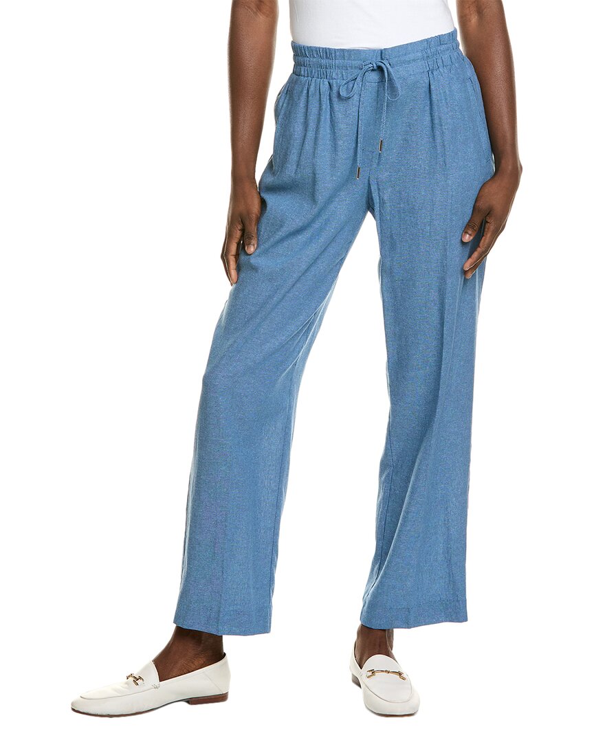 Джонс Нью-Йорк Брюки на резинке с кулиской из смесового льна Jones New York, синий
Джонс Нью-Йорк Брюки на резинке с кулиской из смесового льна Jones New York, синий