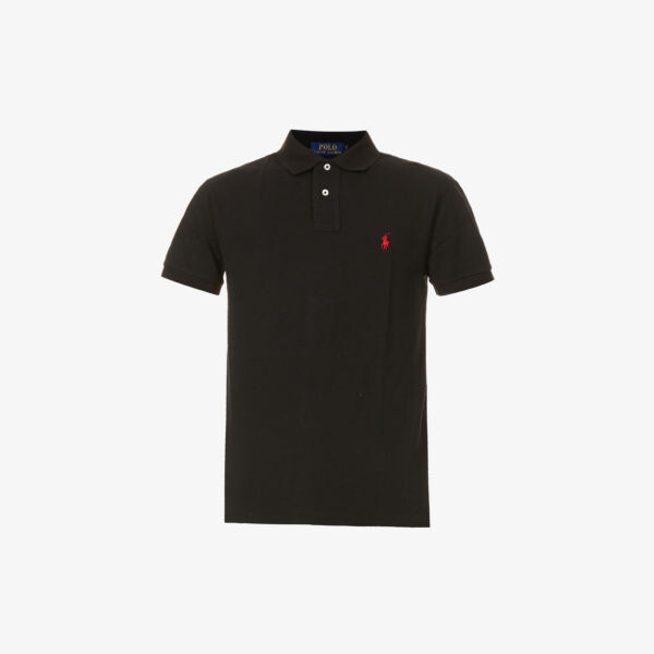 Рубашка-поло приталенного кроя из хлопкового пике с короткими рукавами и вышитым логотипом Polo Ralph Lauren, черный
Рубашка-поло приталенного кроя из хлопкового пике с короткими рукавами и вышитым логотипом Polo Ralph Lauren, черный