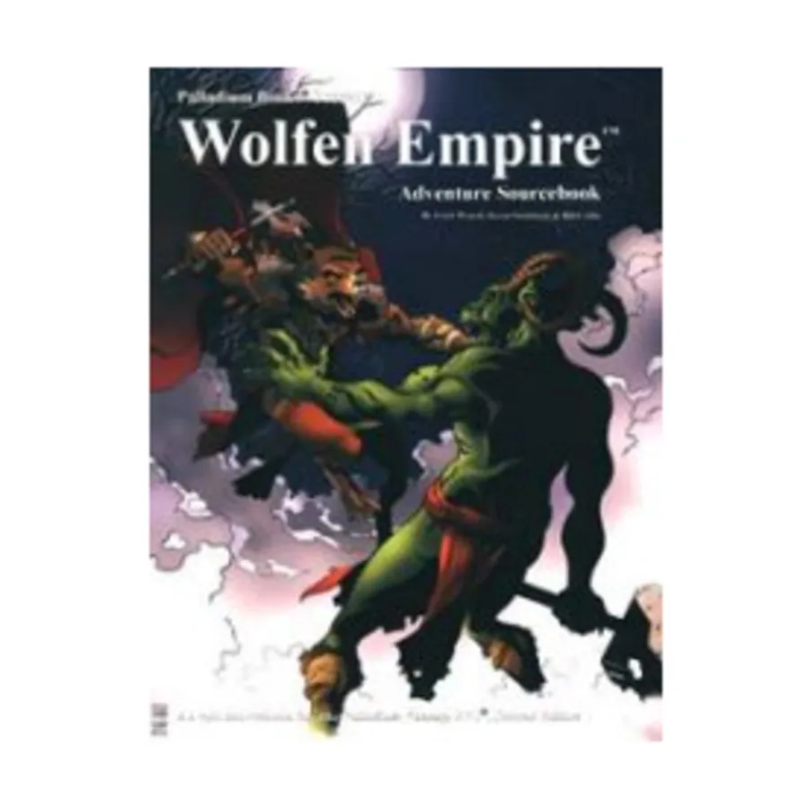 Wolfen Empire, Palladium Fantasy, мягкая обложка
Wolfen Empire, Palladium Fantasy, мягкая обложка