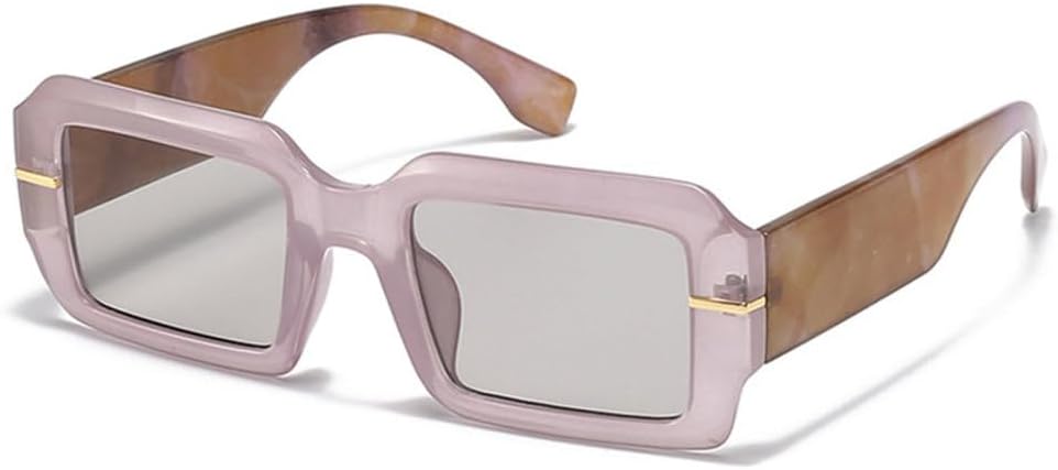 MUTYNE Модные квадратные женские солнцезащитные очки класса люкс, ретро мужские, яркие, модные, двухцветные, солнцезащитные очки с защитой от УФ-излучения UV400, Purple Light Gray
MUTYNE Модные квадратные женские солнцезащитные очки класса люкс, ретро мужские, яркие, модные, двухцветные, солнцезащитные очки с защитой от УФ-излучения UV400, Purple Light Gray