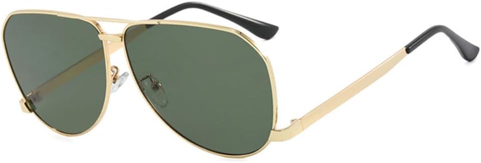 Модные солнцезащитные очки большого размера с металлическими двойными перемычками для женщин и мужчин в стиле ретро для занятий спортом на открытом воздухе, солнцезащитные очки UV400 generic, Golden Dark Green
Модные солнцезащитные очки большого размера с металлическими двойными перемычками для женщин и мужчин в стиле ретро для занятий спортом на открытом воздухе, солнцезащитные очки UV400 generic, Golden Dark Green