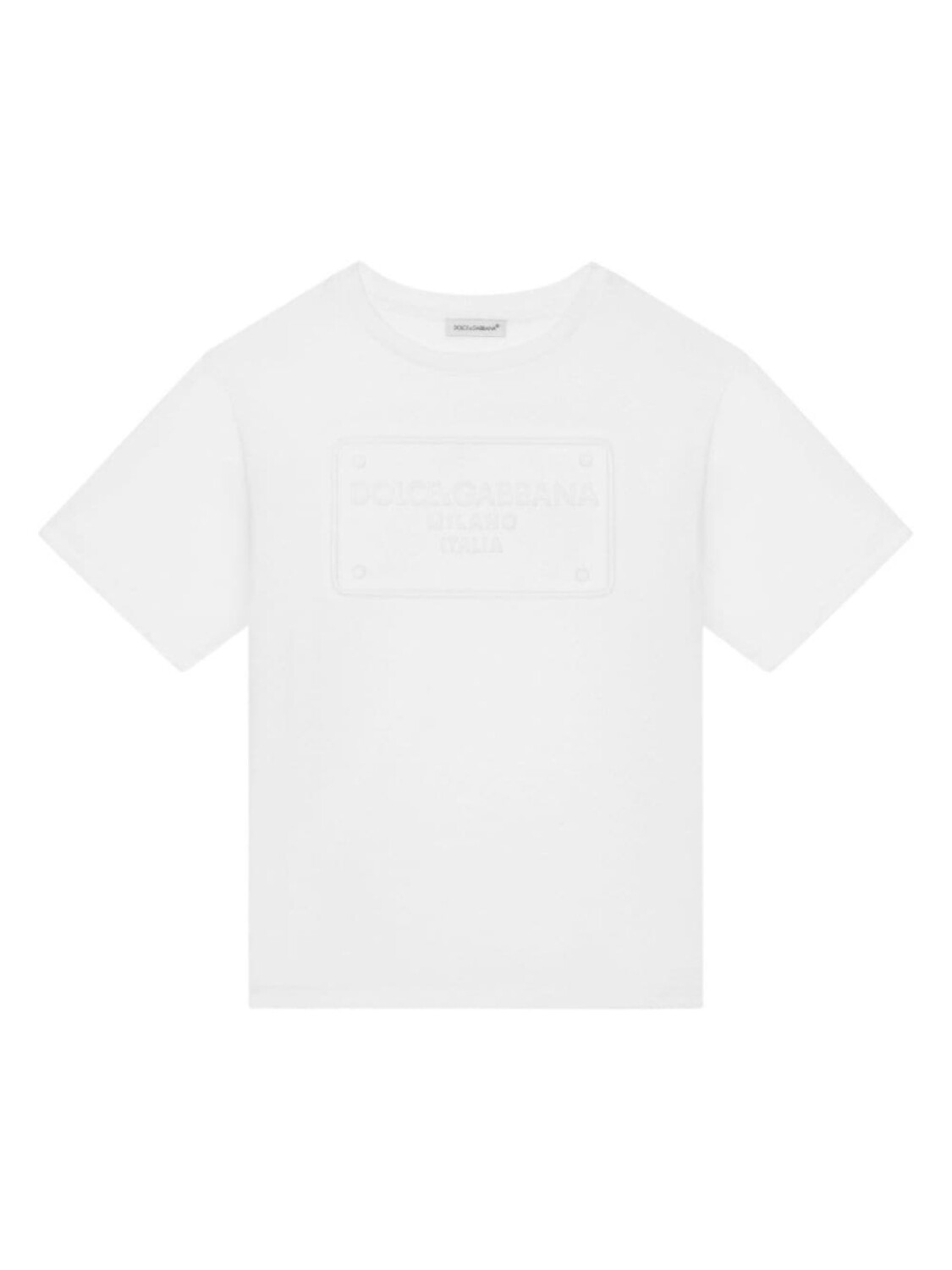 Dolce & Gabbana футболка с тисненым логотипом, белый
Dolce & Gabbana футболка с тисненым логотипом, белый
