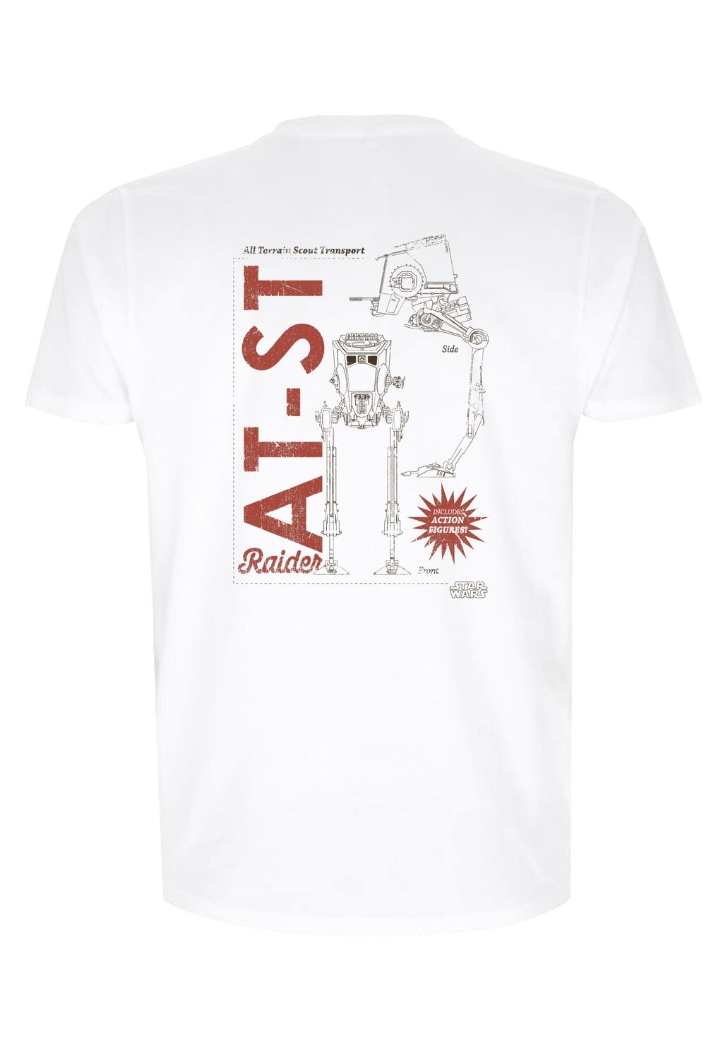 Футболка с принтом STAR WARS THE MANDALORIAN AT-ST Star Wars, белый
Футболка с принтом STAR WARS THE MANDALORIAN AT-ST Star Wars, белый