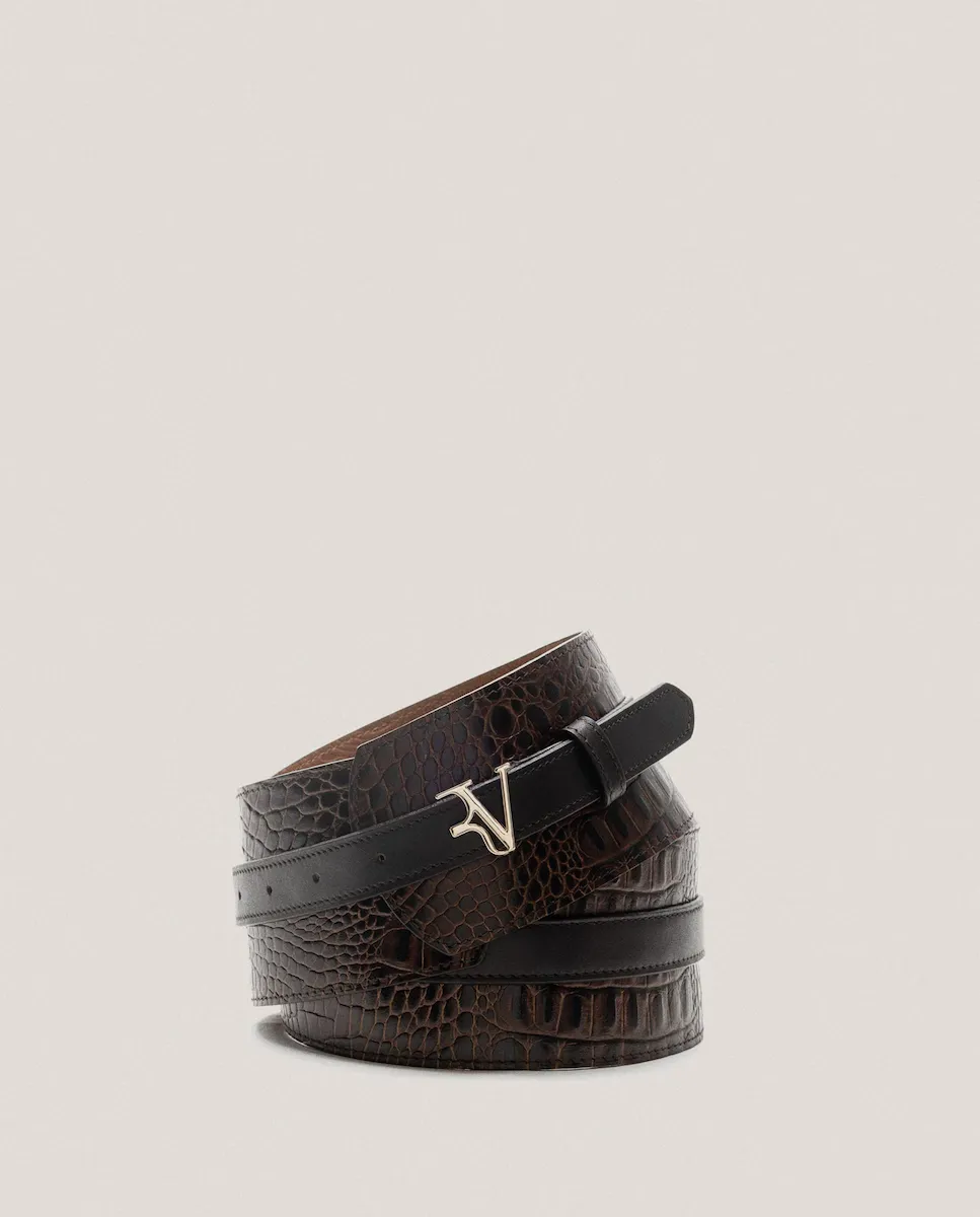 Женский широкий пояс с текстурой анималистичного принта Roberto Verino, коричневый
Женский широкий пояс с текстурой анималистичного принта Roberto Verino, коричневый