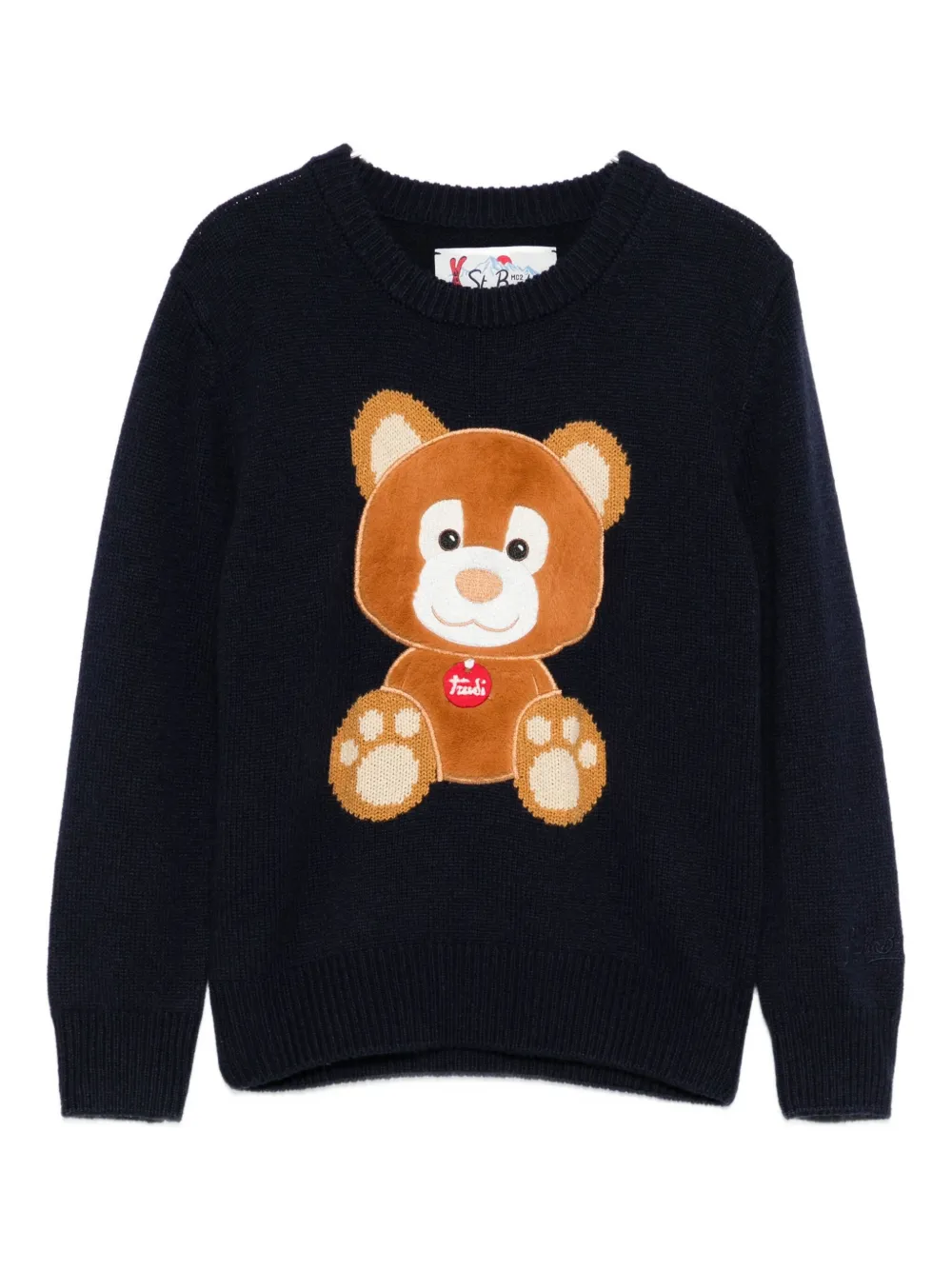 Свитер с нашивкой в виде мишки от Trudy Douglas Mc2 Saint Barth Kids, синий
Свитер с нашивкой в виде мишки от Trudy Douglas Mc2 Saint Barth Kids, синий