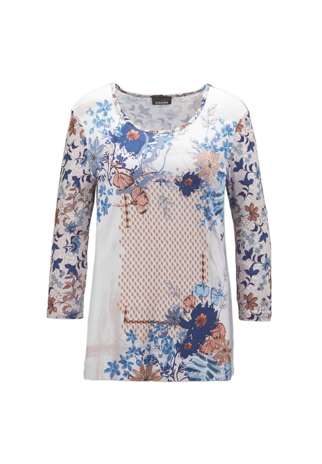 Короткий размер: короткий размер - привлекательная принтованная рубашка в уникальном стиле Goldner, мультиколор
Короткий размер: короткий размер - привлекательная принтованная рубашка в уникальном стиле Goldner, мультиколор