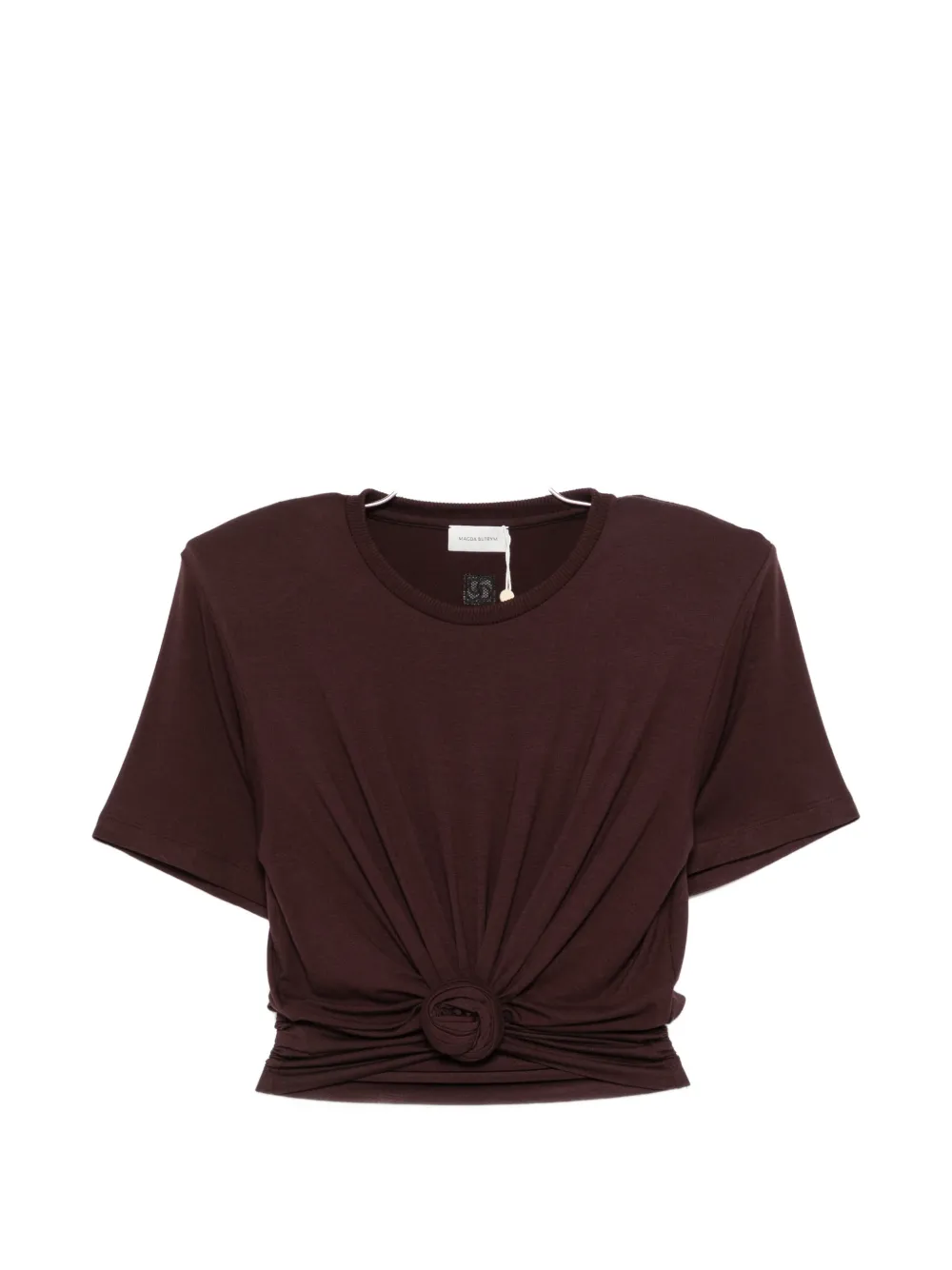 Футболка с узлом Magda Butrym, коричневый
Футболка с узлом Magda Butrym, коричневый