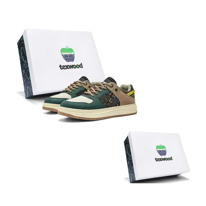 TEXWOOD Кроссовки для скейтбординга мужские с амортизацией, устойчивые к истиранию, низкие, бежево-зеленые, цвет Beige Green
TEXWOOD Кроссовки для скейтбординга мужские с амортизацией, устойчивые к истиранию, низкие, бежево-зеленые, цвет Beige Green