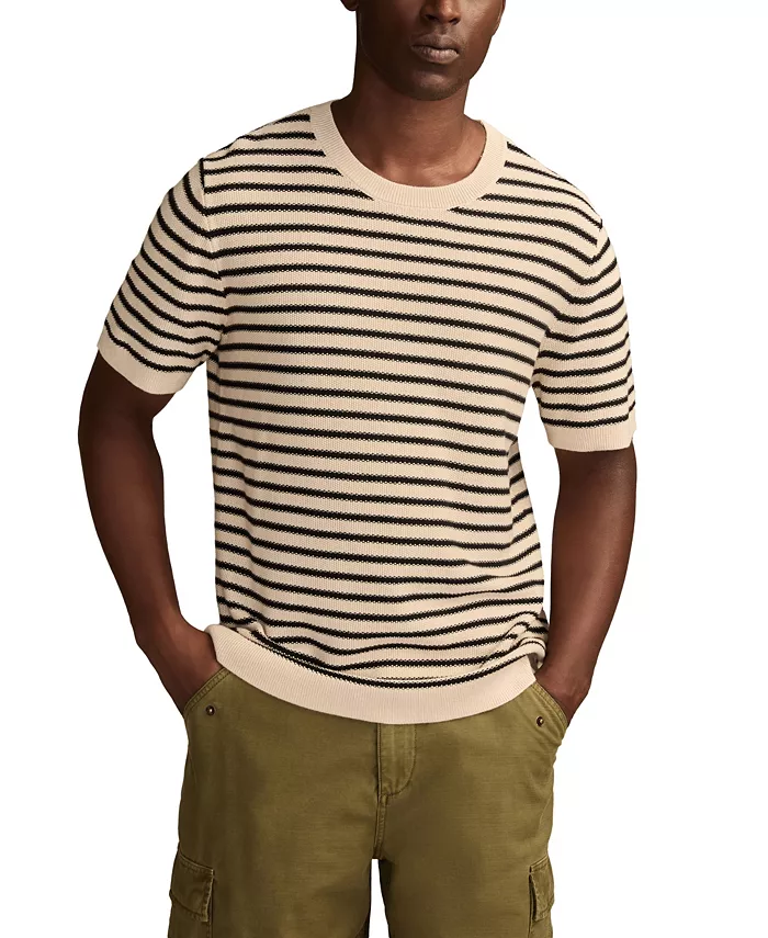 Мужской полосатый свитер с фактурным узором Lucky Brand, коричневый
Мужской полосатый свитер с фактурным узором Lucky Brand, коричневый