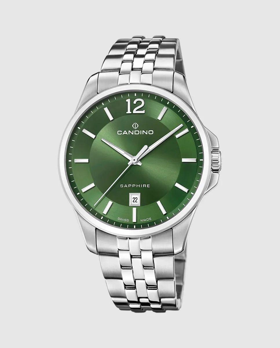 C4762/3 Gents Classic Timeless Мужские часы из серебристой стали Candino, серебряный
C4762/3 Gents Classic Timeless Мужские часы из серебристой стали Candino, серебряный