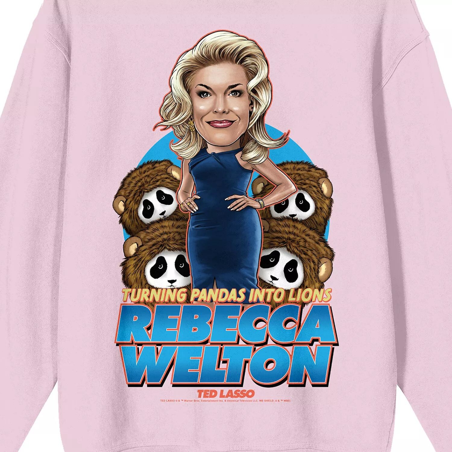 Мужская футболка с рисунком Ted Lasso Rebecca Welton "Turning Pandas Into Lions" Licensed Character
Мужская футболка с рисунком Ted Lasso Rebecca Welton "Turning Pandas Into Lions" Licensed Character