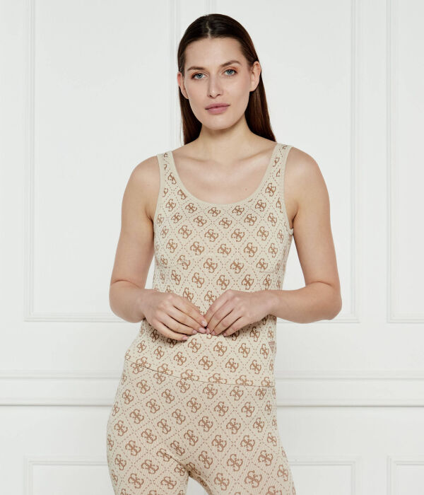 Топ Guess Active Aurlie Slim Fit, бежевый
Топ Guess Active Aurlie Slim Fit, бежевый