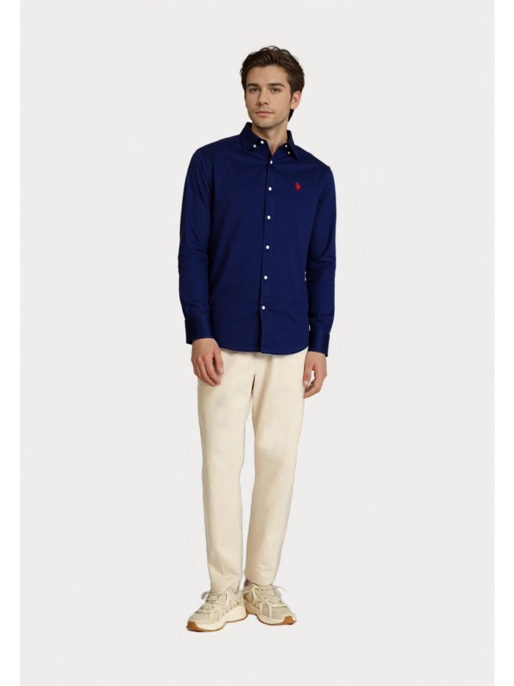 Рубашка темно-синего цвета U.S. Polo Assn.
Рубашка темно-синего цвета U.S. Polo Assn.