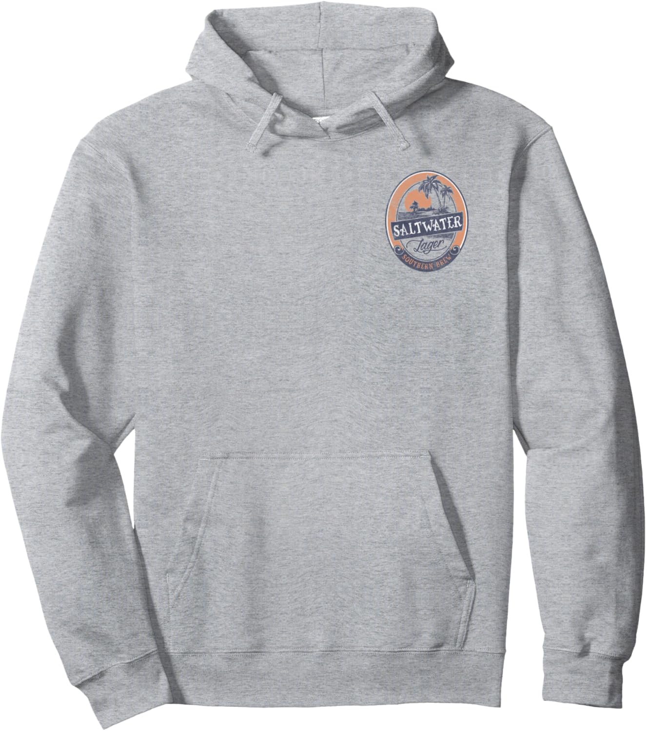 Модная толстовка с тропическим логотипом Salt Water Lager спереди и сзади Trendy Apparel, серый
Модная толстовка с тропическим логотипом Salt Water Lager спереди и сзади Trendy Apparel, серый