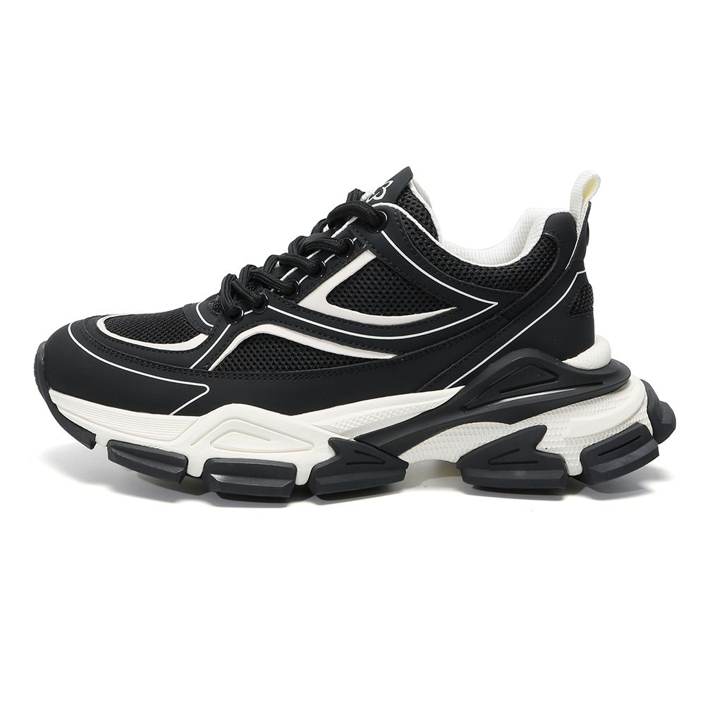 Kemaron Низкие массивные кроссовки мужские, черно-белые 
Kemaron Низкие массивные кроссовки мужские, черно-белые