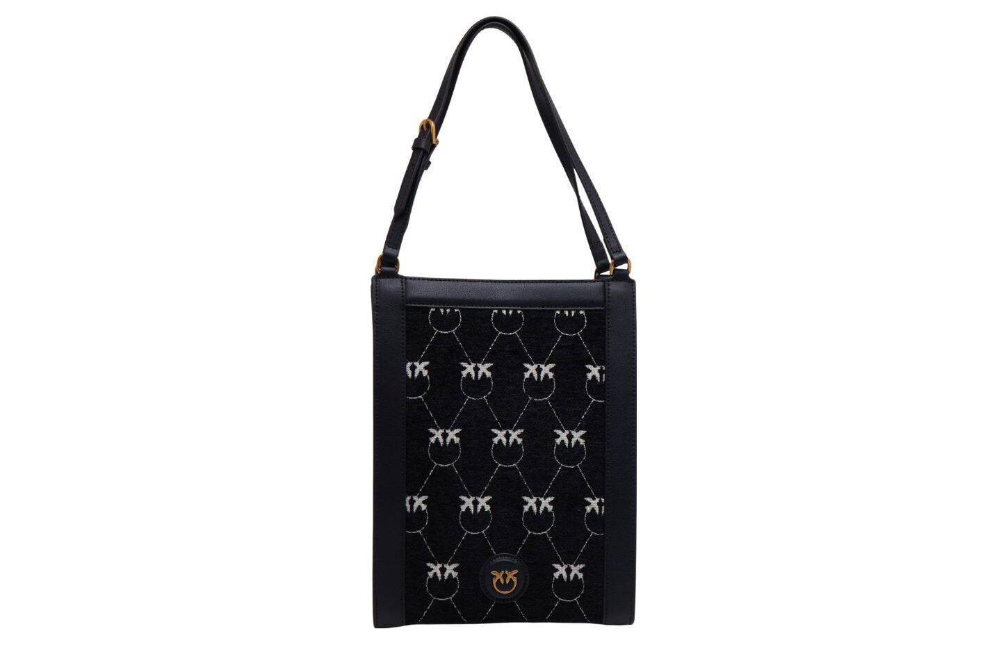 Кожаная сумка-шоппер, мини-сумка через плечо, женская черная PINKO
Кожаная сумка-шоппер, мини-сумка через плечо, женская черная PINKO