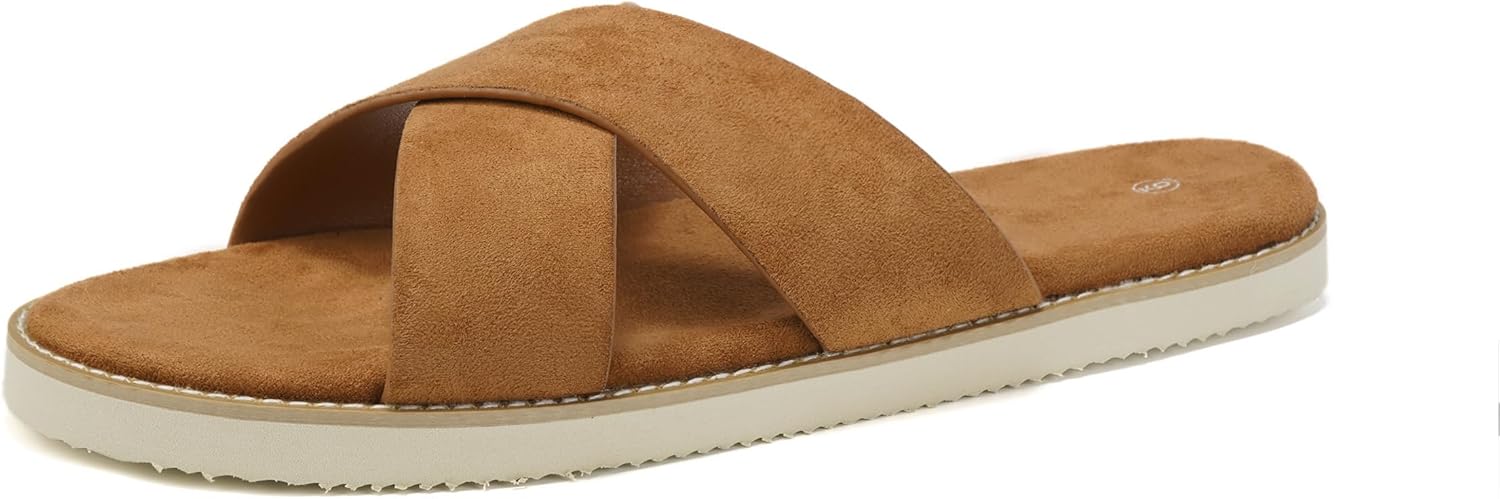 Мужские летние сандалии SoleilSandal из замши, удобные шлепанцы с стелькой из пены с эффектом памяти, подошва из ЭВА, противоскользящие, повседневные модные X-Slides, Sienna
Мужские летние сандалии SoleilSandal из замши, удобные шлепанцы с стелькой из пены с эффектом памяти, подошва из ЭВА, противоскользящие, повседневные модные X-Slides, Sienna