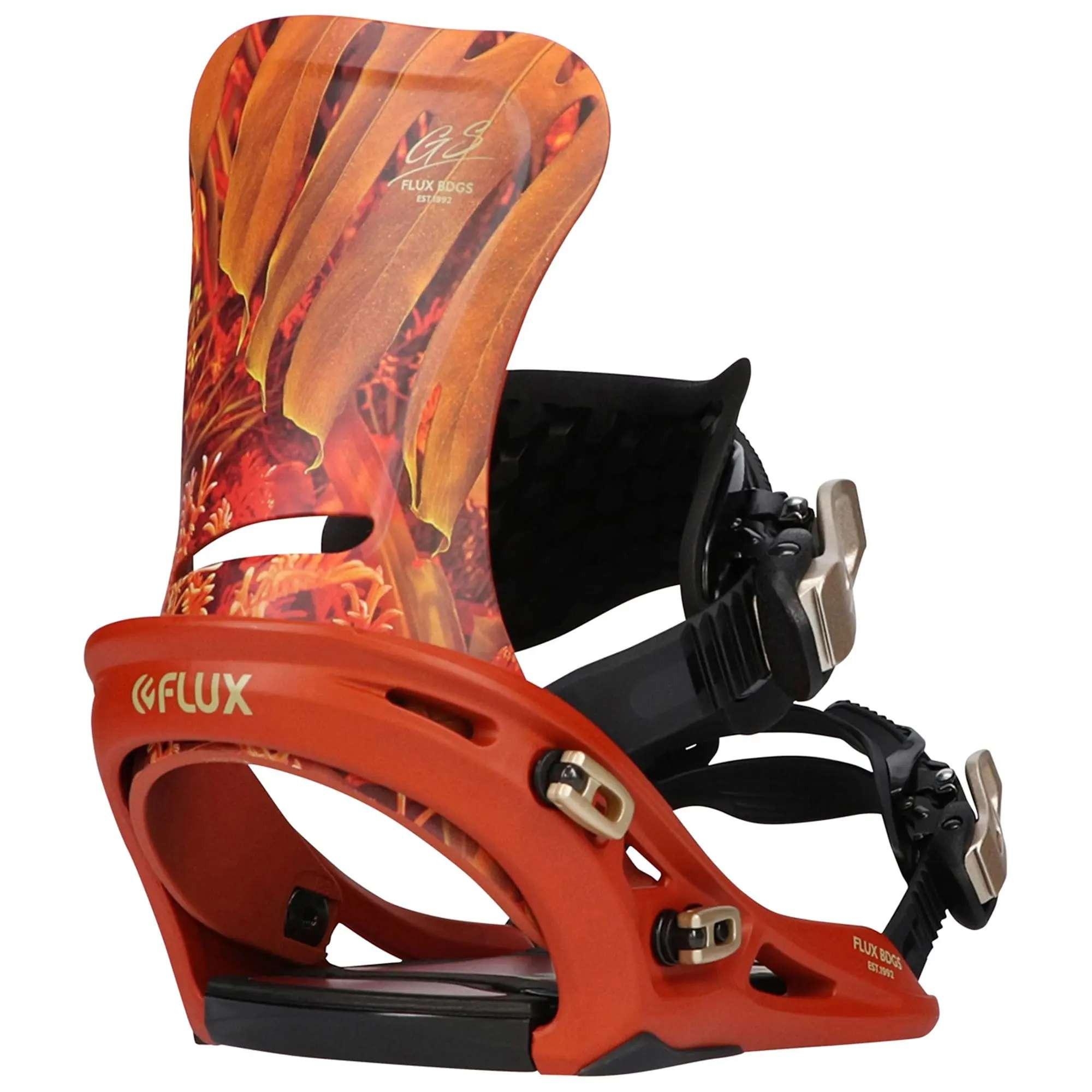 Женские крепления для сноуборда GS Flux, Botantical Orange
Женские крепления для сноуборда GS Flux, Botantical Orange