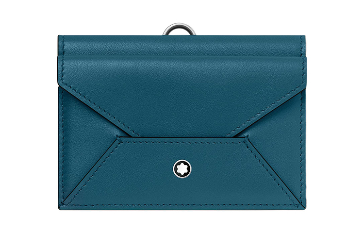 Кожаный визитник из телячьей кожи мужской небесно-голубой MONTBLANC
Кожаный визитник из телячьей кожи мужской небесно-голубой MONTBLANC