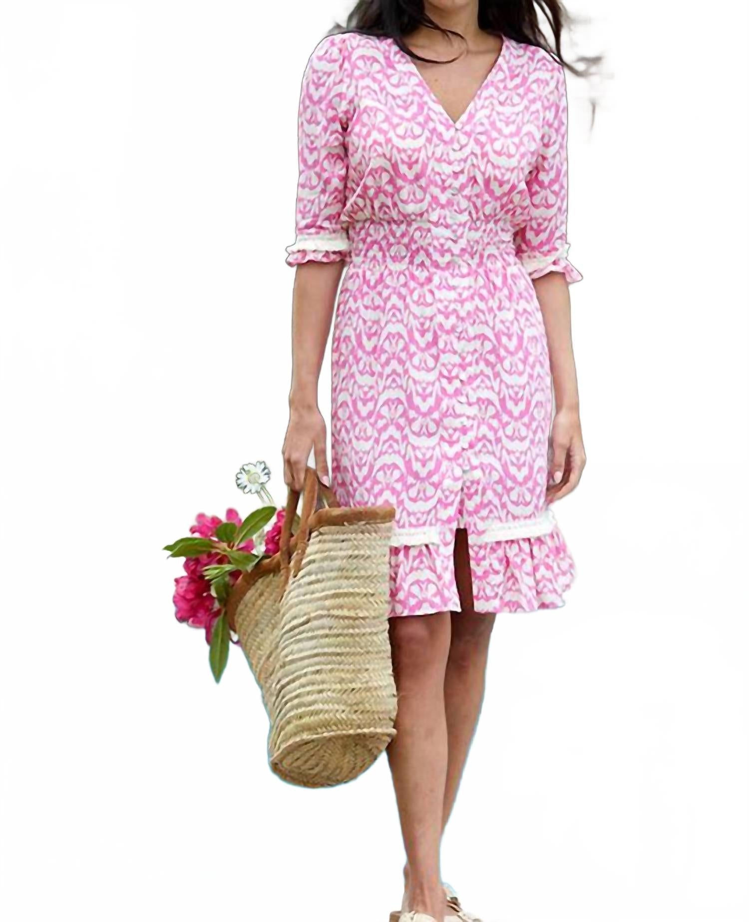 Платье миди Izzy в стиле икат фиолетово-розовое Darlington Isle
Платье миди Izzy в стиле икат фиолетово-розовое Darlington Isle