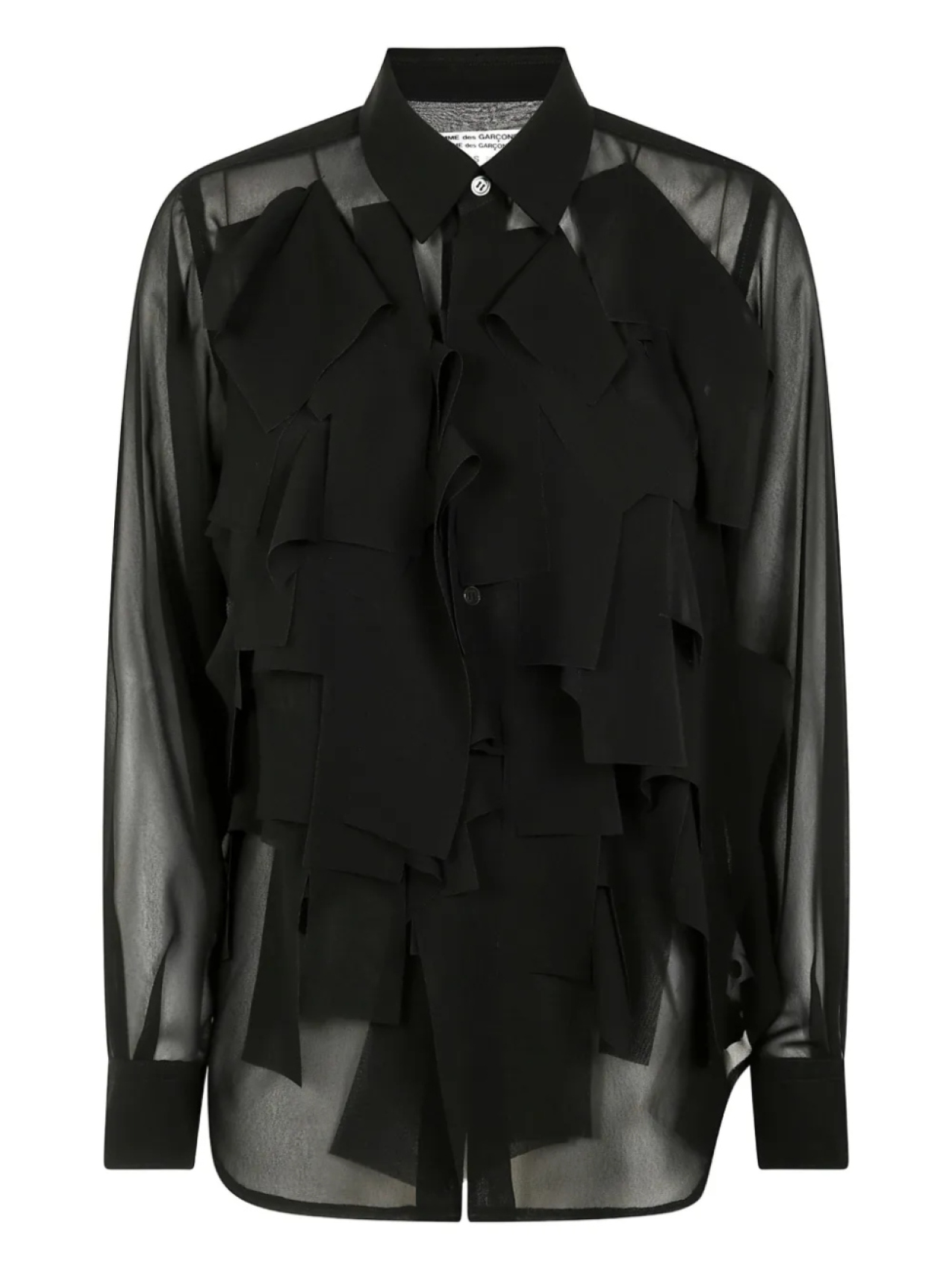 Рубашка с длинными рукавами Comme Des Garçons Comme Des Garçons, черный 
Рубашка с длинными рукавами Comme Des Garçons Comme Des Garçons, черный