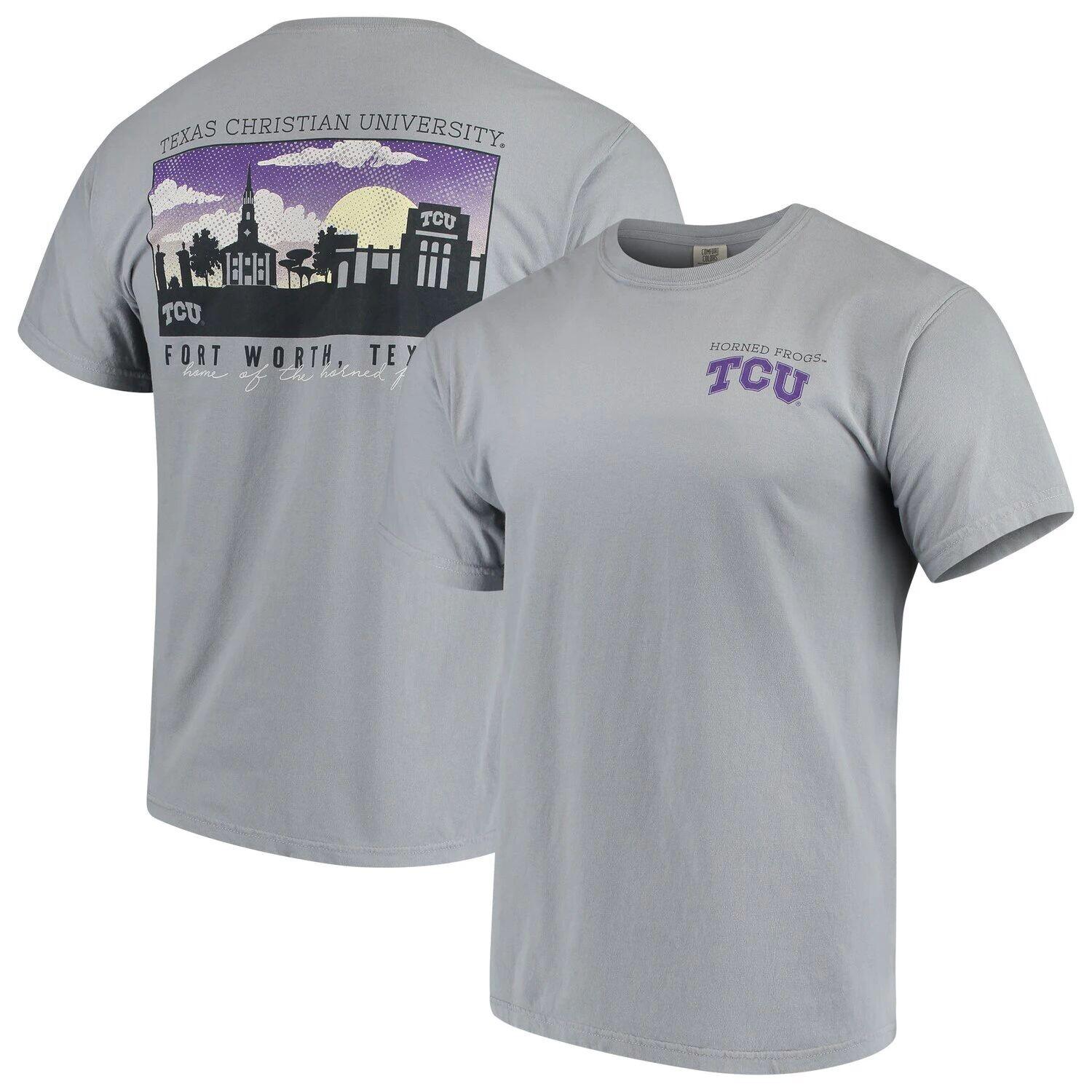 Мужская серая футболка TCU Horned Frogs Team Comfort Colors Campus Scenery, Серый, Мужская серая футболка TCU Horned Frogs Team Comfort Colors Campus Scenery
Мужская серая футболка TCU Horned Frogs Team Comfort Colors Campus Scenery, Серый, Мужская серая футболка TCU Horned Frogs Team Comfort Colors Campus Scenery