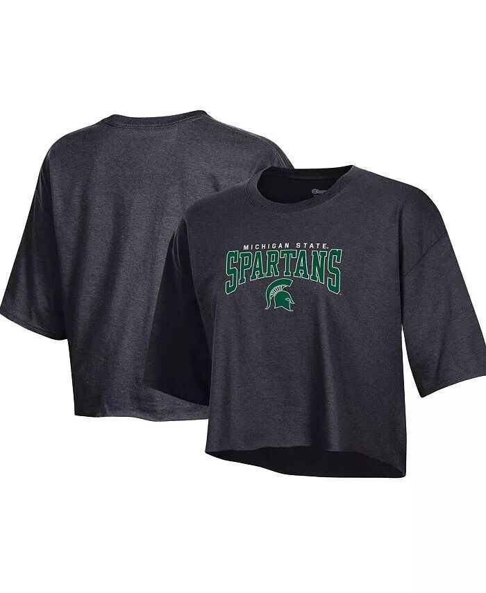 Женская укороченная футболка Heather Charcoal Michigan State Spartans Boyfriend Champion
Женская укороченная футболка Heather Charcoal Michigan State Spartans Boyfriend Champion