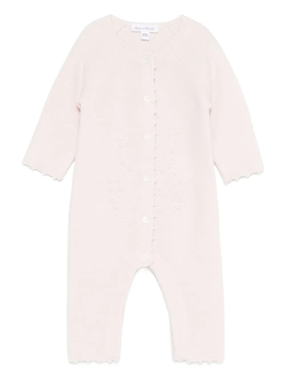 Вышитый комбинезон с фигурными краями Tartine Et Chocolat, розовый
Вышитый комбинезон с фигурными краями Tartine Et Chocolat, розовый