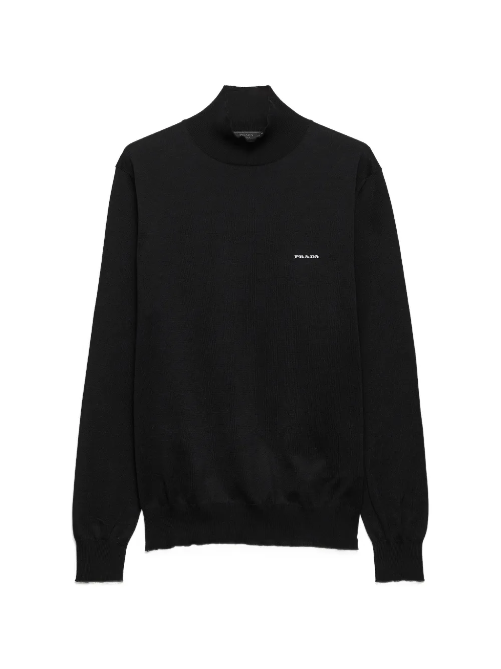 Водолазка с вышитым логотипом Prada, черный
Водолазка с вышитым логотипом Prada, черный