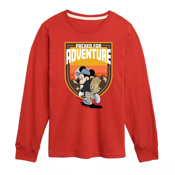 Футболка с длинным рукавом с принтом Микки Мауса для мальчиков 8-20 лет, упакованная в набор для приключений Disney, красный
Футболка с длинным рукавом с принтом Микки Мауса для мальчиков 8-20 лет, упакованная в набор для приключений Disney, красный