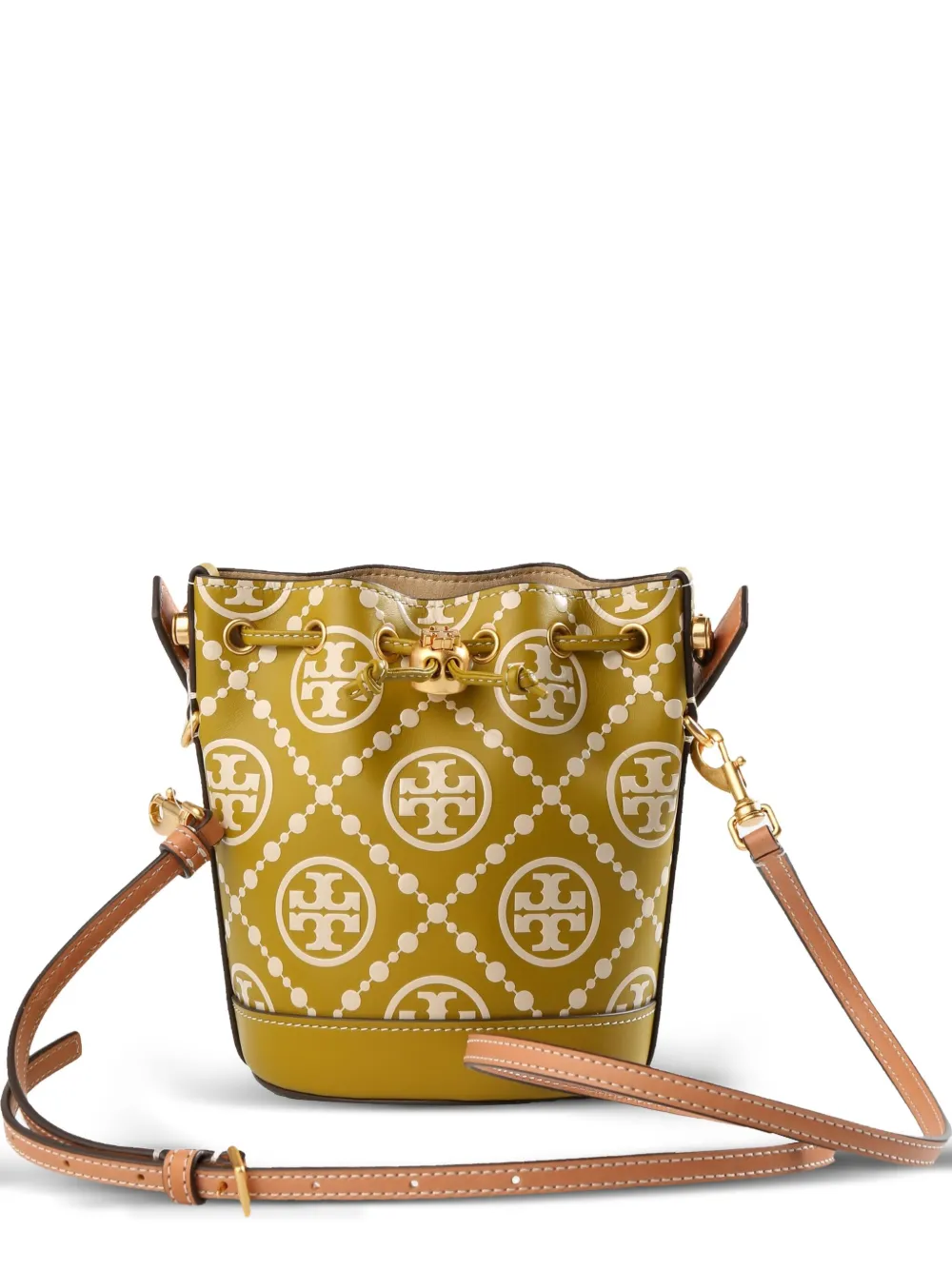 Кожаная сумка-ведро Tory Burch, зеленый
Кожаная сумка-ведро Tory Burch, зеленый