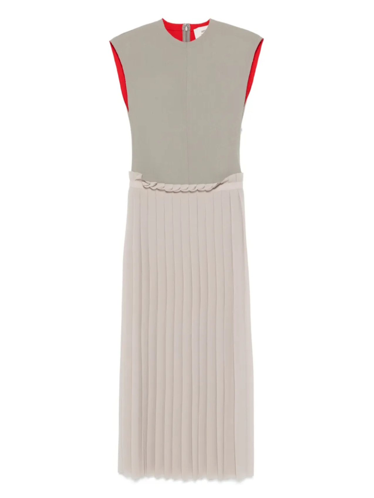 Плиссированное платье AMI Paris, серый
Плиссированное платье AMI Paris, серый
