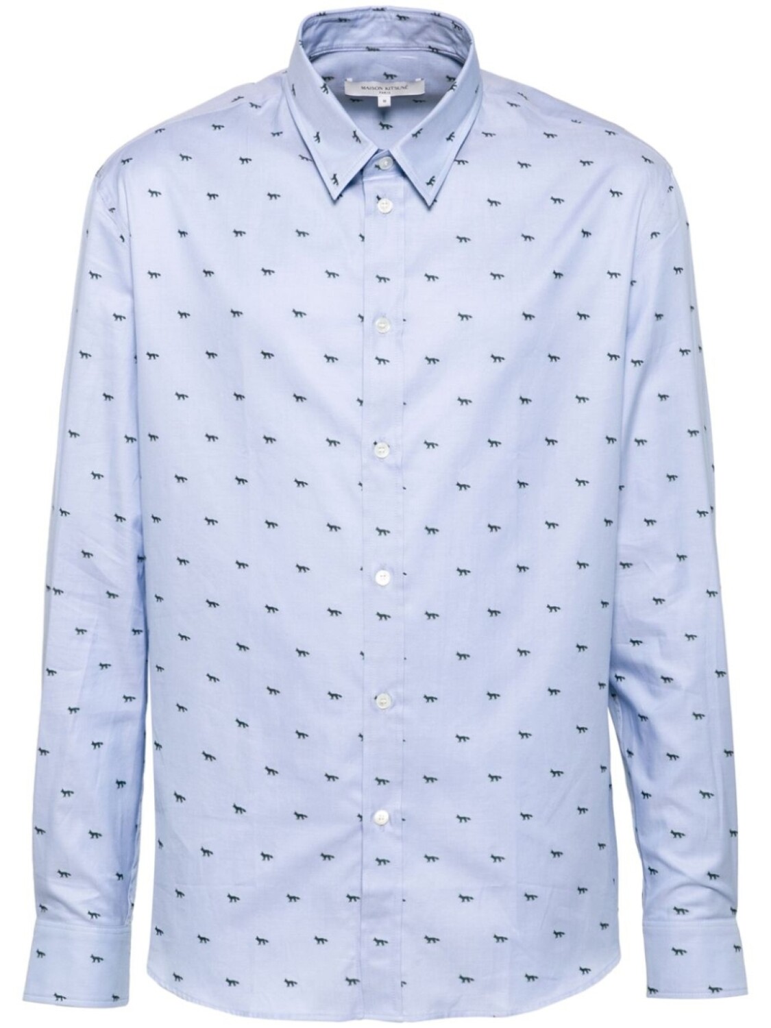 Рубашка с принтом лисы Maison Kitsuné, синий
Рубашка с принтом лисы Maison Kitsuné, синий