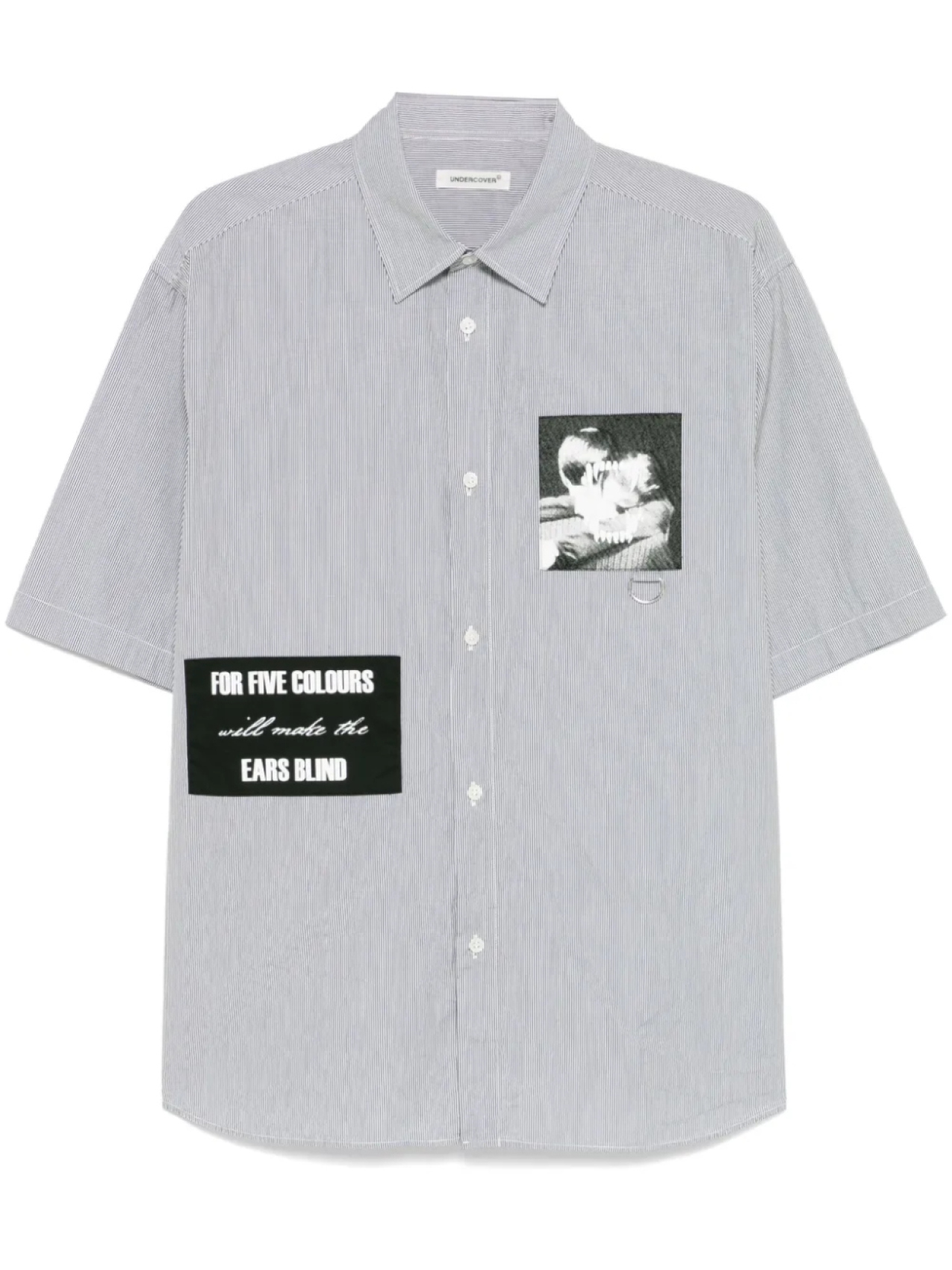 Undercover рубашка в технике пэчворк, черный
Undercover рубашка в технике пэчворк, черный