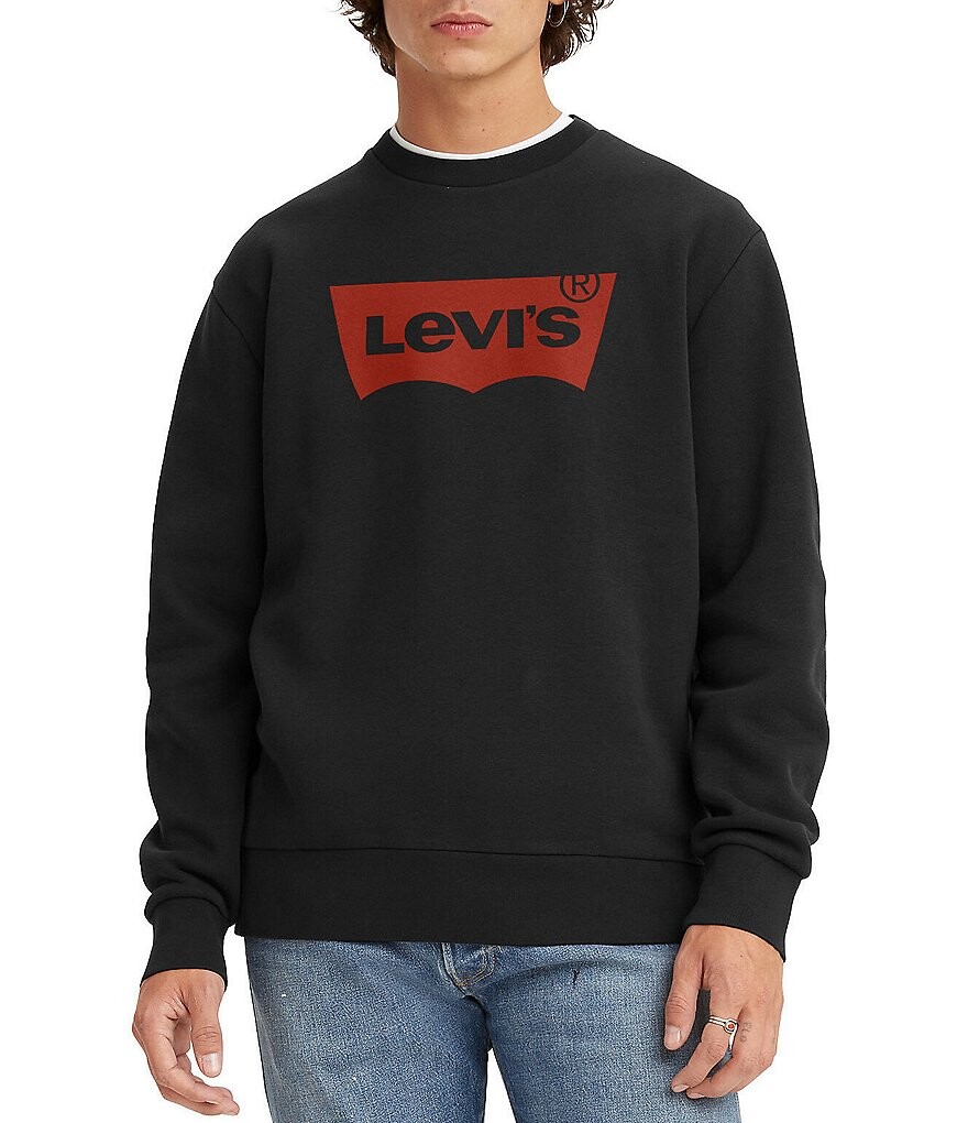 Классический толстовка с круглым вырезом и логотипом Levi's «летучая мышь», черный
Классический толстовка с круглым вырезом и логотипом Levi's «летучая мышь», черный