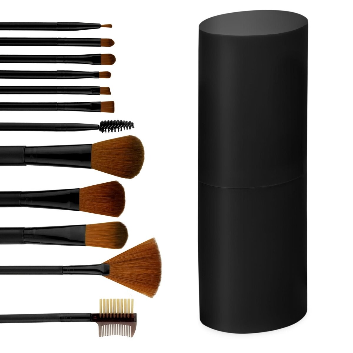 Набор из 12 профессиональных кистей для макияжа в черном тюбике Inna Marka
Набор из 12 профессиональных кистей для макияжа в черном тюбике Inna Marka