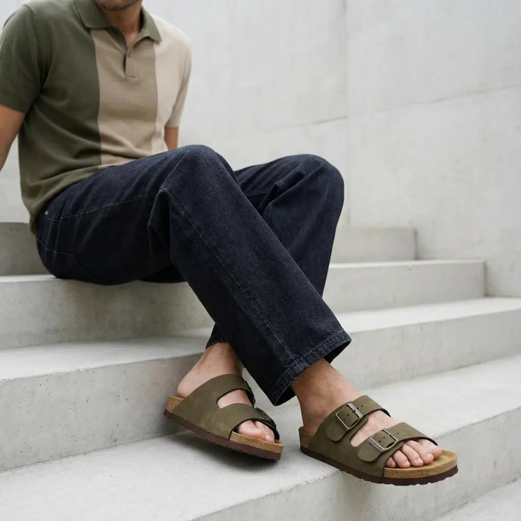 Мужские сандалии CUSHIONAIRE Lane с пробковой стелькой, регулируемые с пряжкой, комфортные шлепанцы, стелька из натуральной кожи, летняя обувь для мужчин, оливковый
Мужские сандалии CUSHIONAIRE Lane с пробковой стелькой, регулируемые с пряжкой, комфортные шлепанцы, стелька из натуральной кожи, летняя обувь для мужчин, оливковый