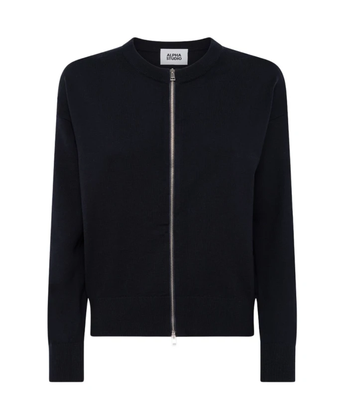 Кардиган Rebecca с круглым вырезом Alpha Studio, синий
Кардиган Rebecca с круглым вырезом Alpha Studio, синий