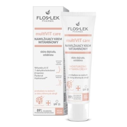 Multivit Care увлажняющий крем для зрелой и ослабленной кожи с витаминами 50 мл Floslek Pharma
Multivit Care увлажняющий крем для зрелой и ослабленной кожи с витаминами 50 мл Floslek Pharma